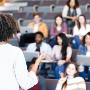 professor teaching class