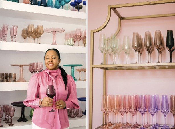 Estelle Colored Glass